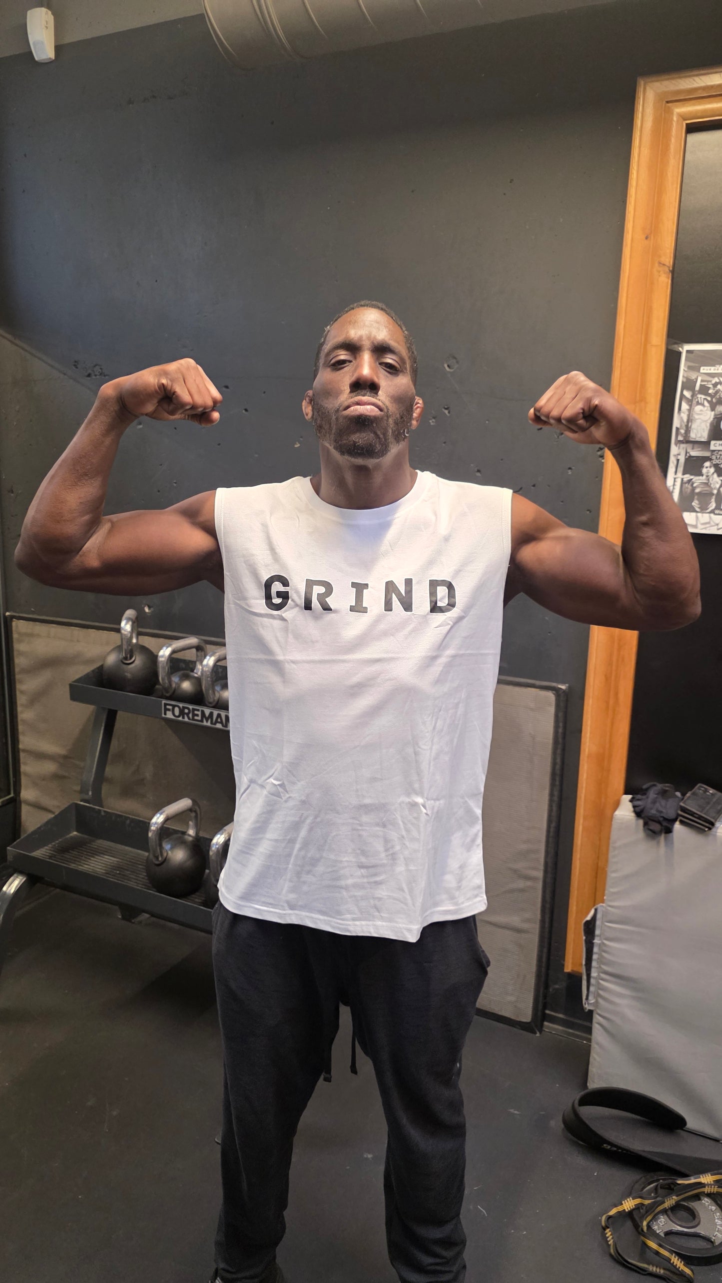 Débardeur GRIND – Blanc