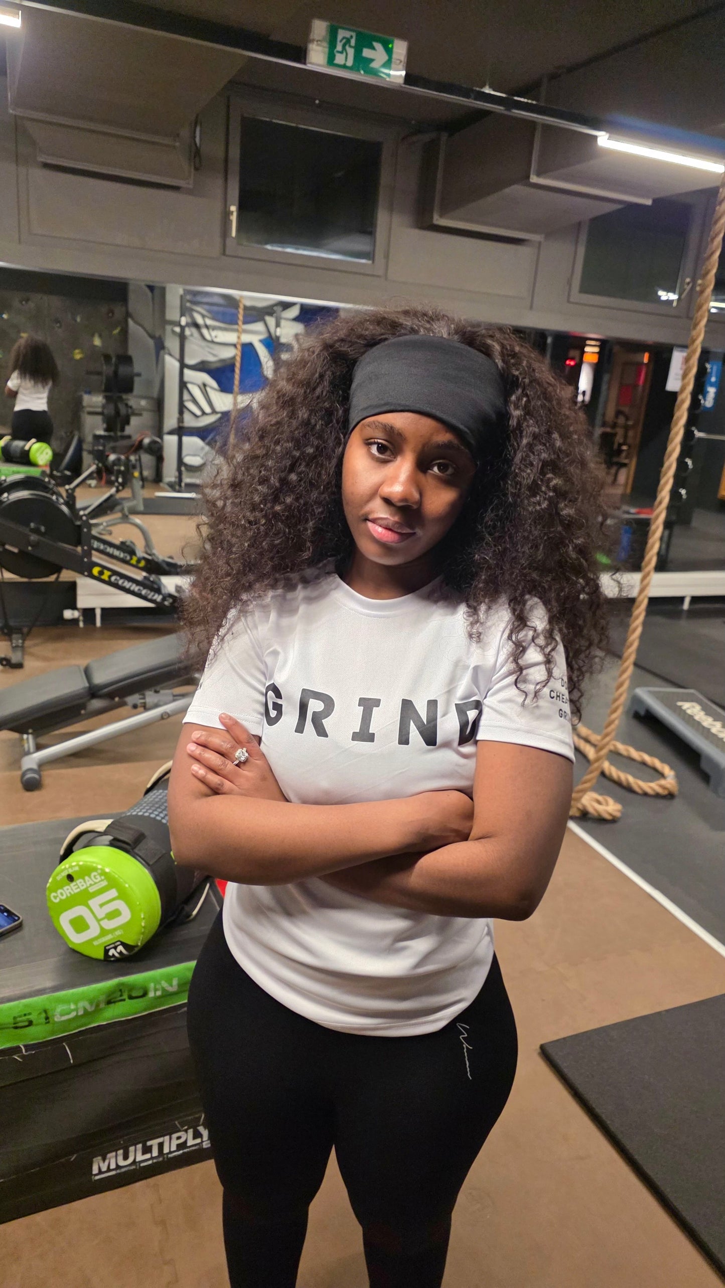 T-shirt GRIND Blanc Femme