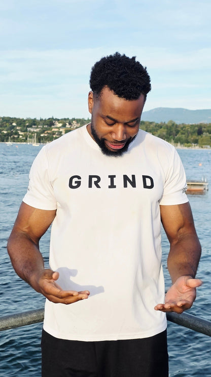 T-shirt GRIND Blanc Homme