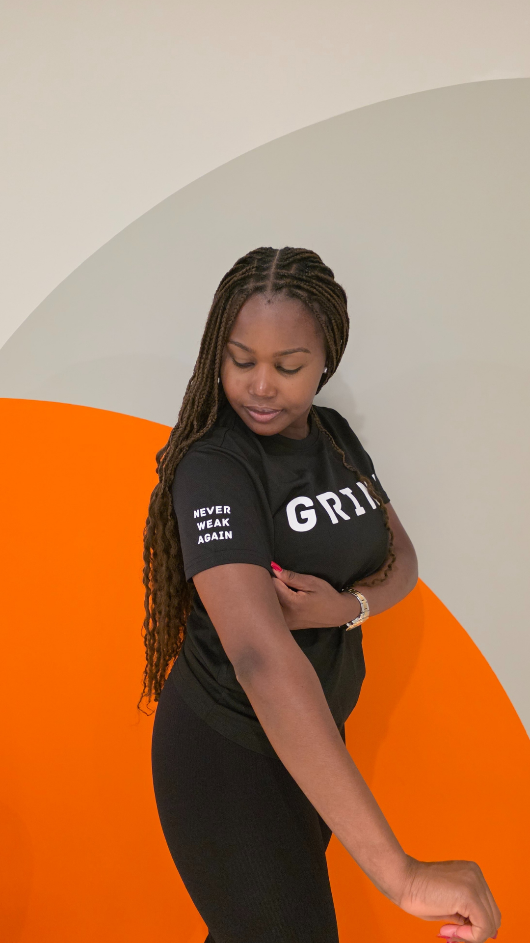 T-shirt GRIND Noir Femme