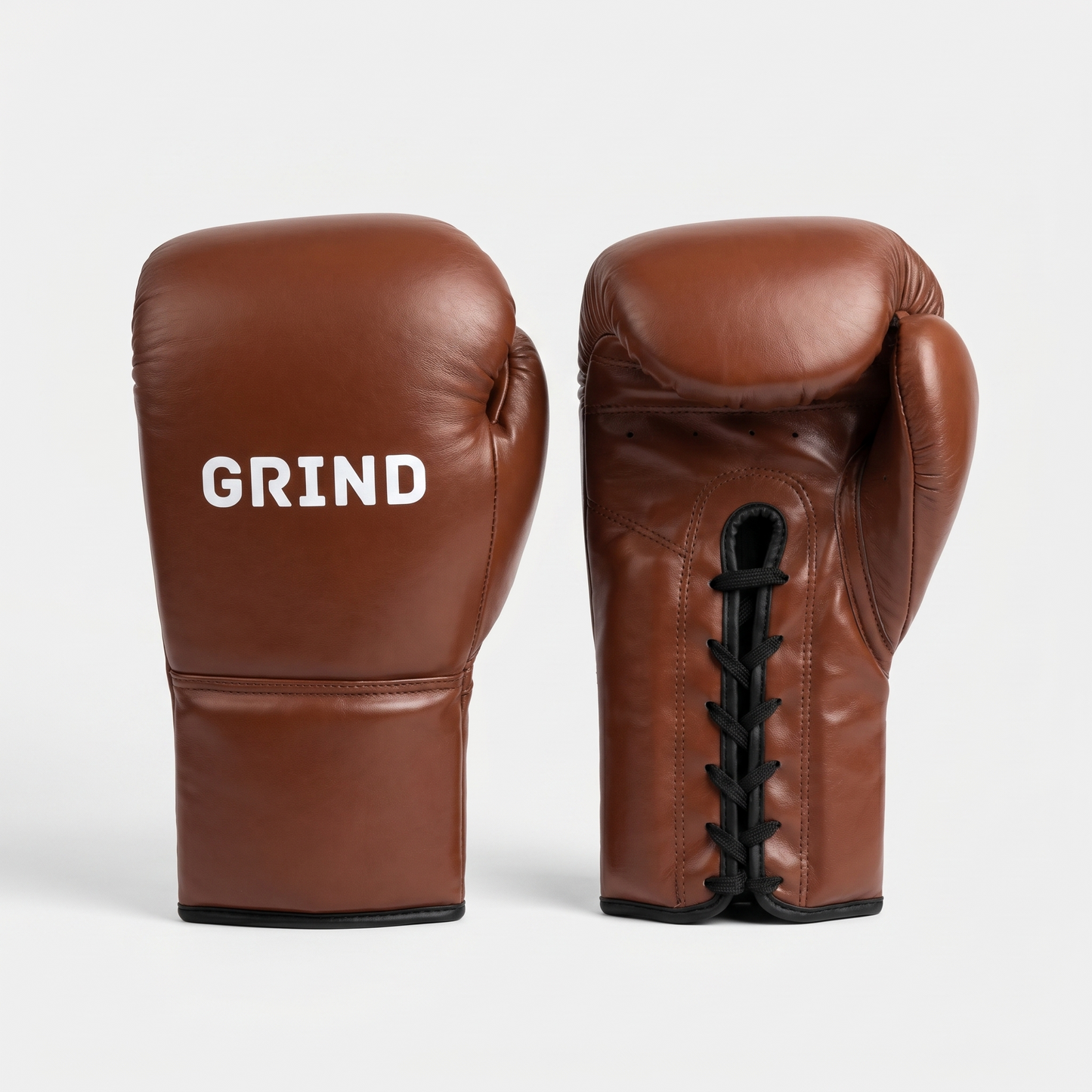 Gants de Boxe GRIND Combat Pro — Marron