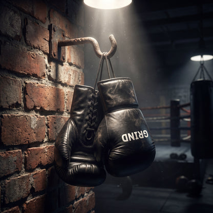 Gants de Boxe GRIND Combat Pro — Noir