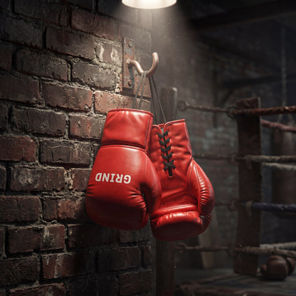 Gants de Boxe GRIND Combat Pro — Rouge