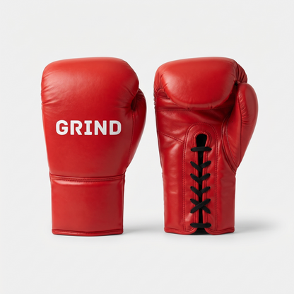Gants de Boxe GRIND Combat Pro — Rouge